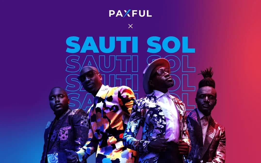 Paxful Partners with Award Winning Band Sauti Sol to Promote Cryptocurrency in Kenya (Cryptotvplus)