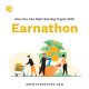 how earnathon works, signup, watch videos, take quizzes and earn tokens