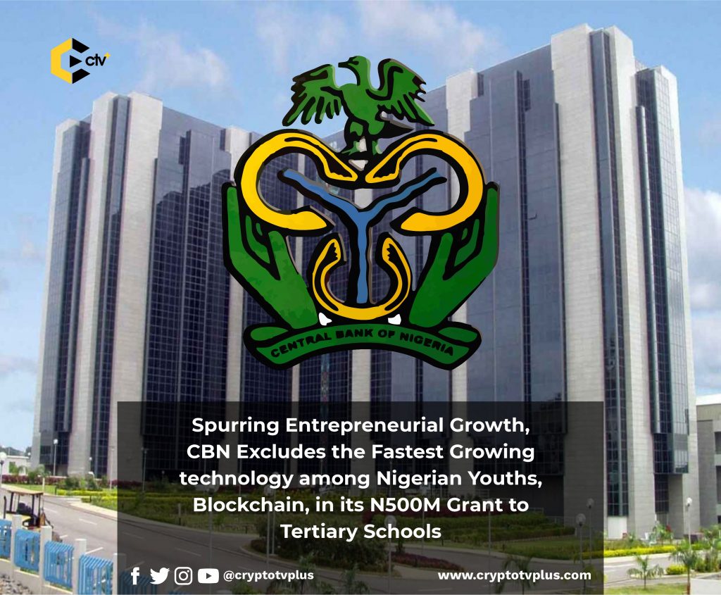 Why CBN Excluded Blockchain in its N500M Grant to Tertiary Schools