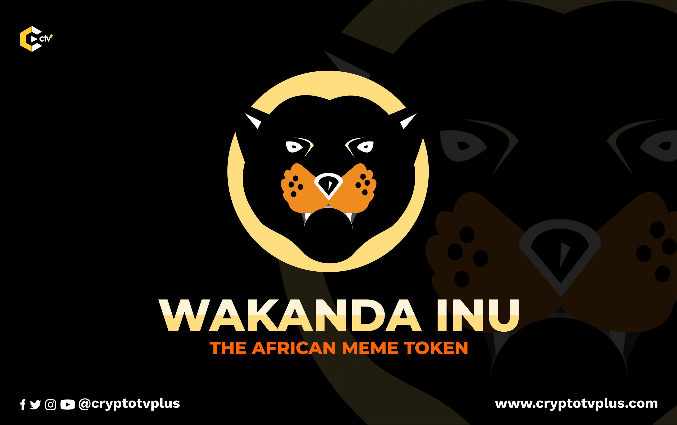 wakanda inu the africa meme token dog