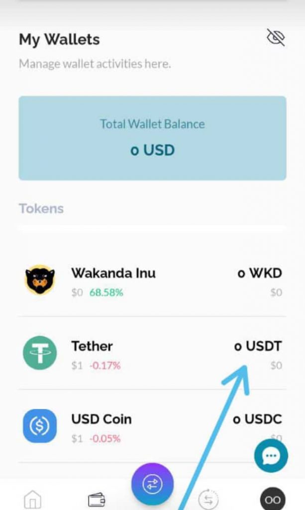 Buying and selling wakanda inu on Obiex finance