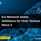 Sui Network Seeks Validators for their Testnet Wave 3