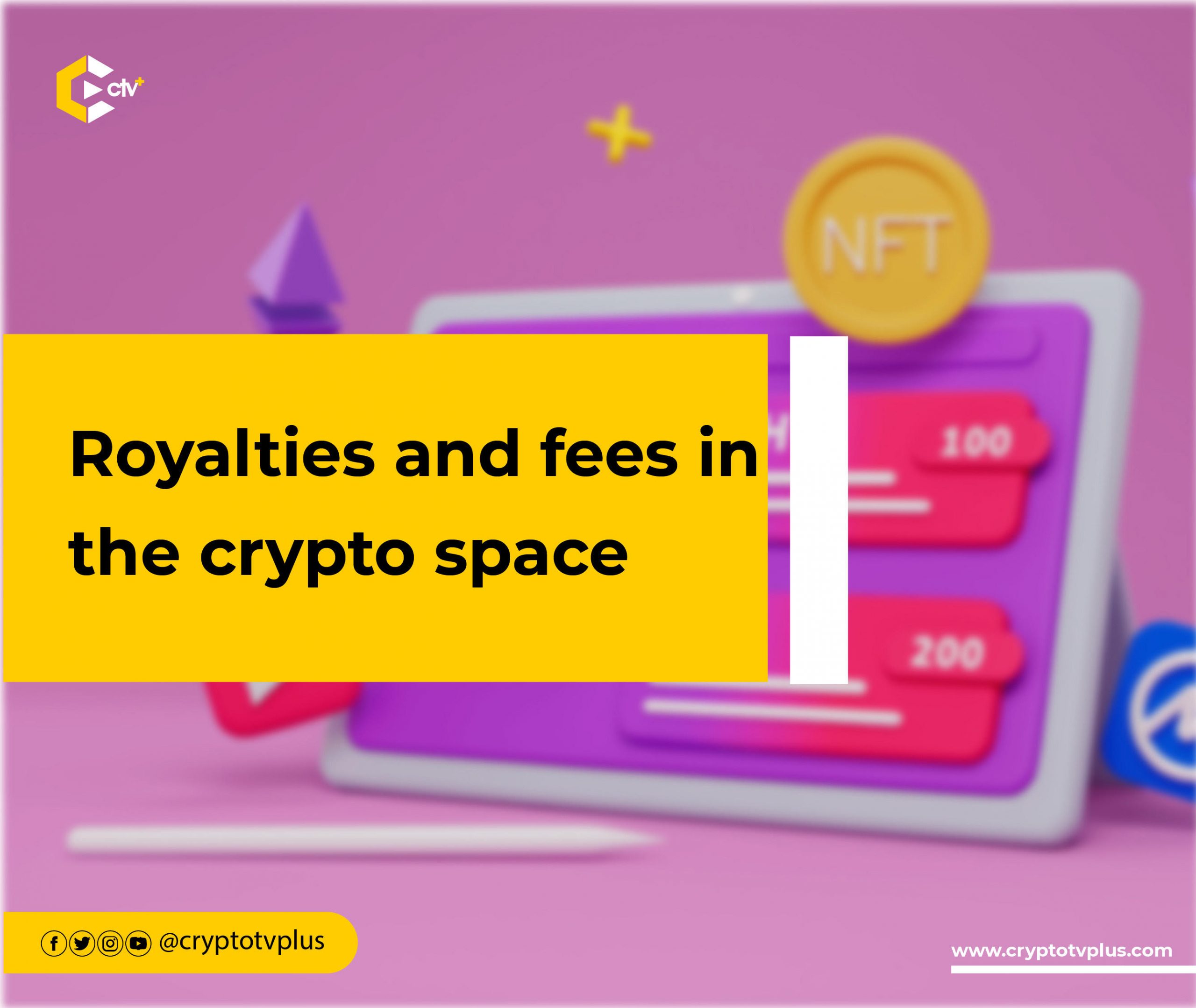 Royalties and fees in the crypto space