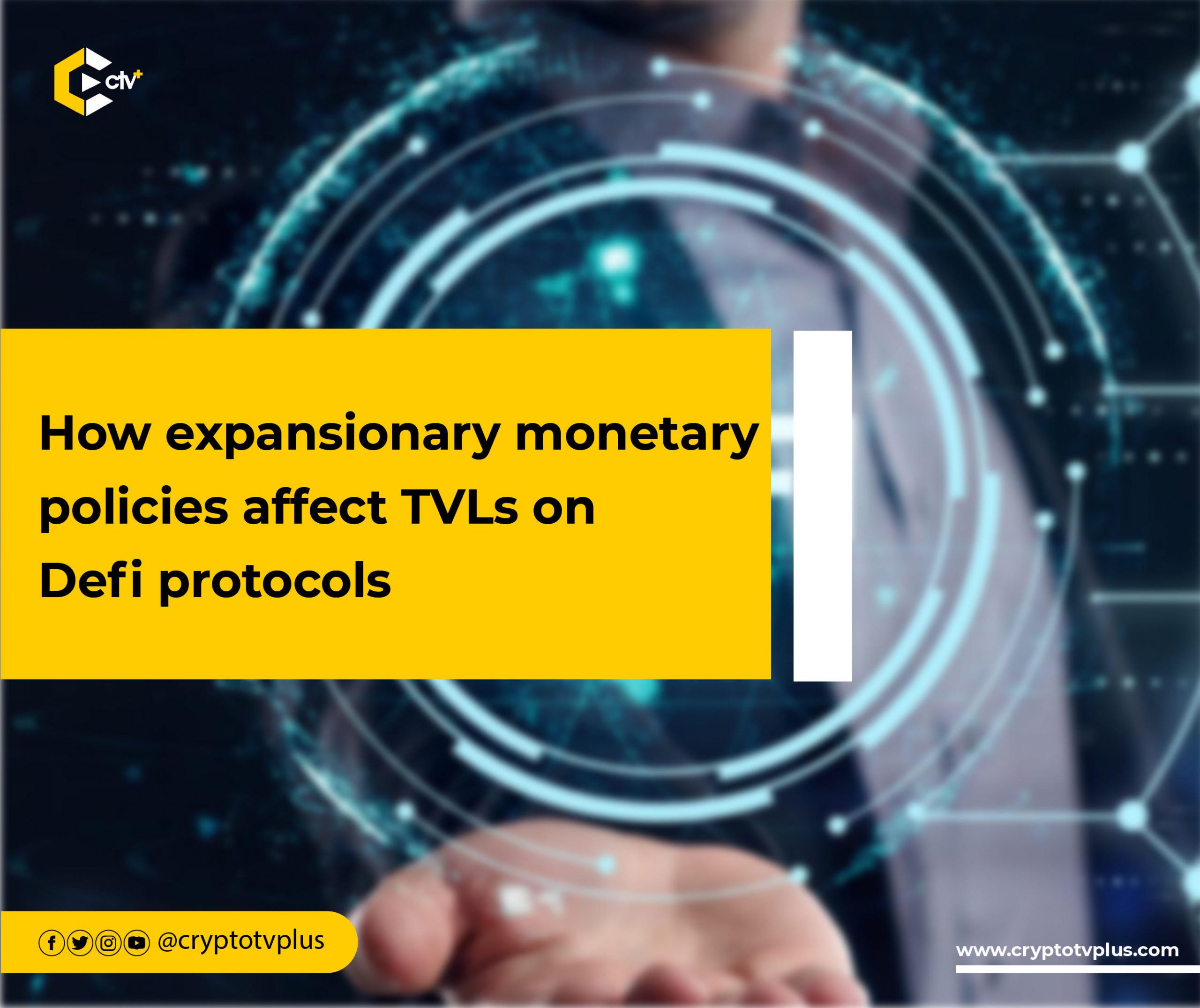 How expansionary monetary policies affect TVLs on Defi protocols
