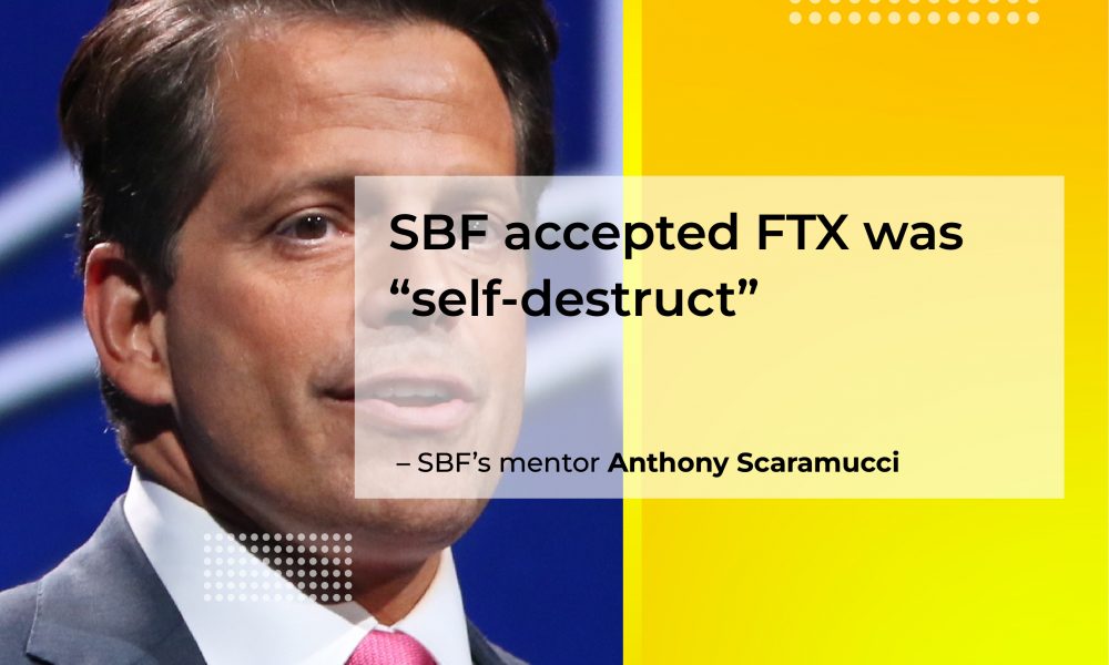 SBF accepted FTX was “self-destruct” – SBF’s mentor SBF accepted FTX was “self-destruct” – SBF’s mentor
