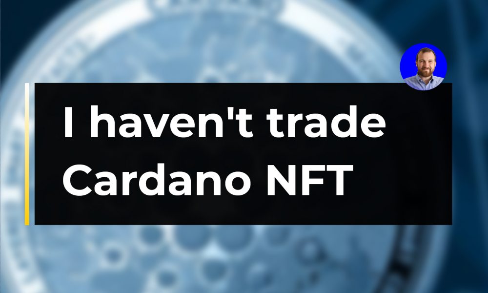 I haven’t trade Cardano NFT — Cardano Co-founder | CryptoTvplus I haven’t trade Cardano NFT — Cardano Co-founder | CryptoTvplus
