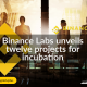 Binance Labs unveils 12 projects for incubation