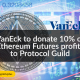 VanEck pledges to donate 10% of Ethereum Futures profits to the Protocol Guild for a decade, recognizing Ethereum developers' contributions.