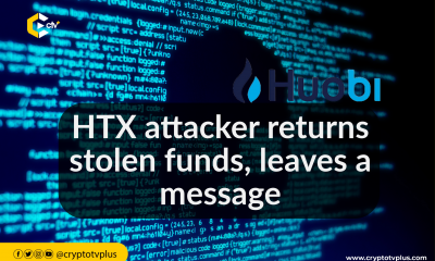 HTX attacker returns stolen funds, leaves a message | HTX attack, stolen funds, return, hacker