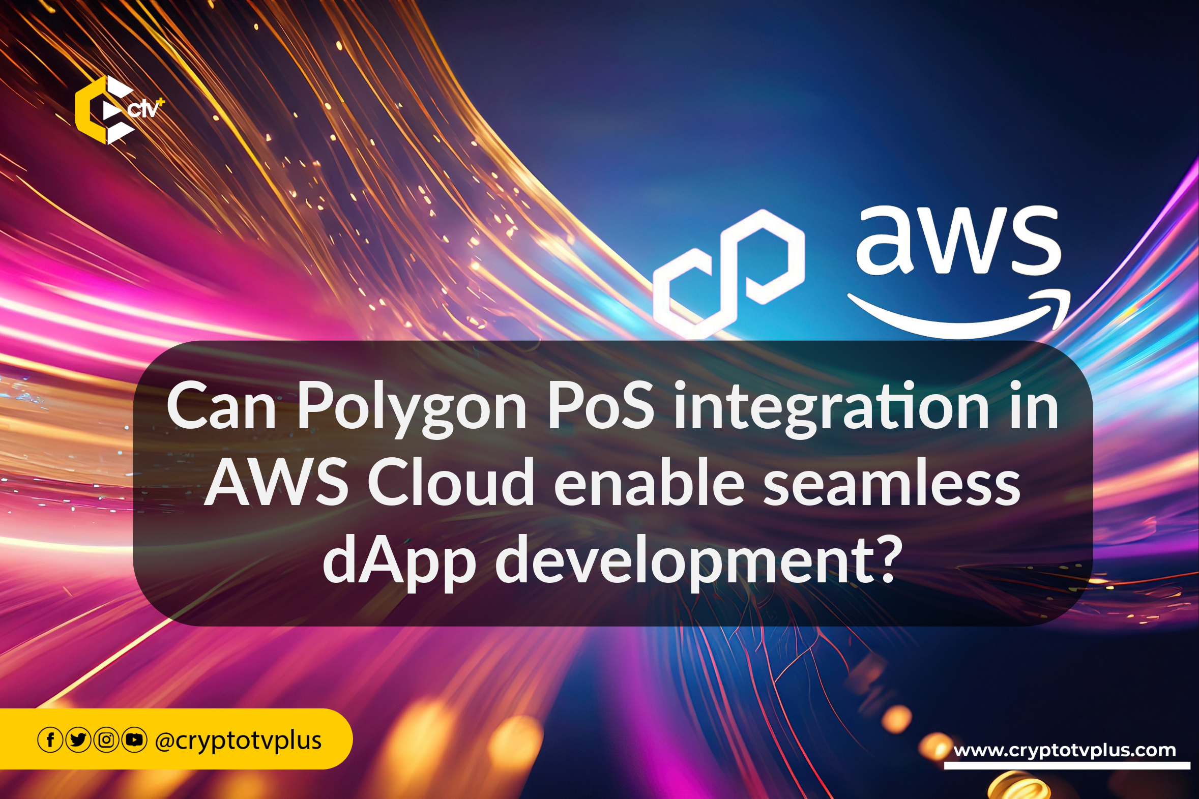 Discover how Amazon Web Service (AWS) Cloud integrates with Polygon to simplify dApp development. Explore Polygon PoS, AMB, and the benefits of leveraging AWS infrastructure. Amazon Web Service, Polygon, dApp development, blockchain infrastructure