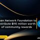 The Open Network Foundation has announced plans to distribute 30 million Toncoin (TON) tokens, valued at $115 million, to community rewards.